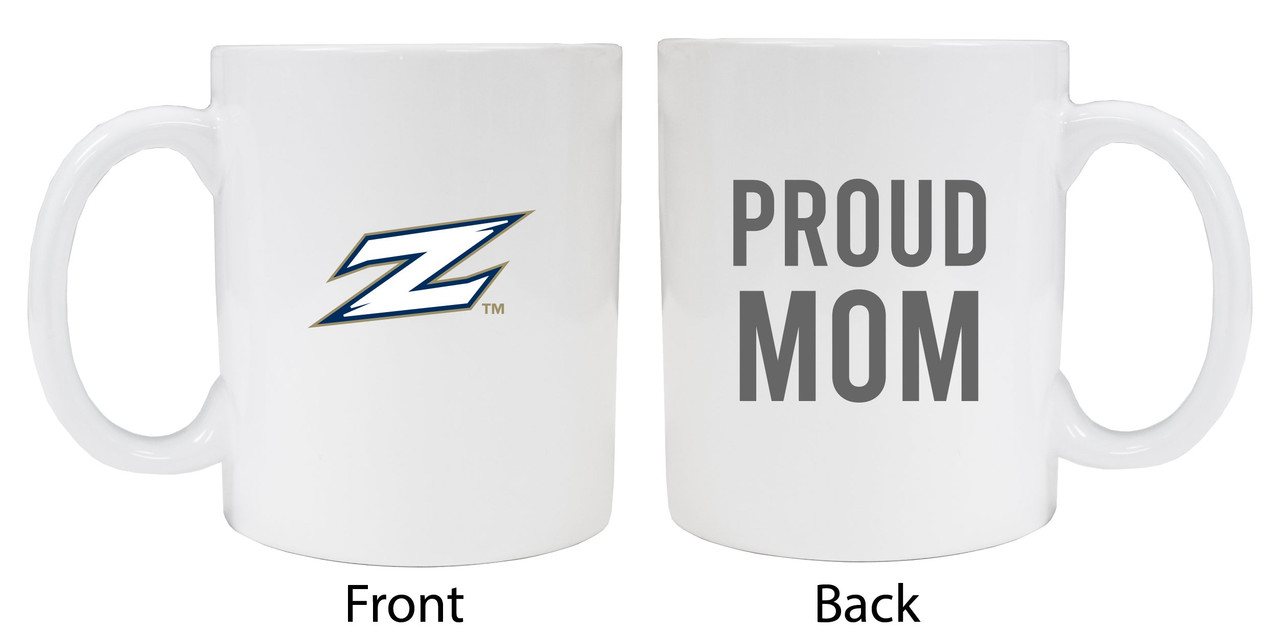 Akron Zips Proud Mom White Ceramic Coffee Mug 2-Pack (White).