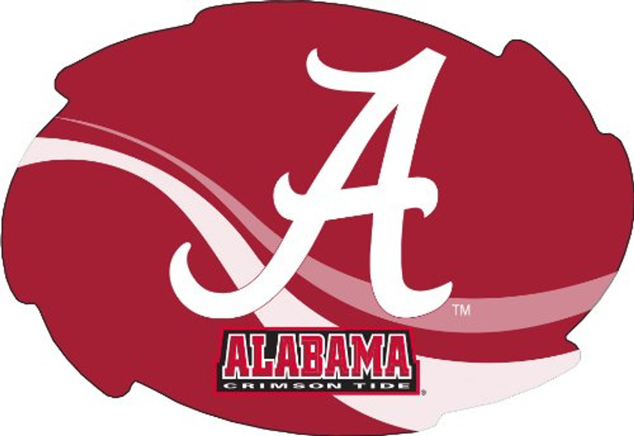 Alabama Crimson Tide 5x6 Inch Swirl Magnet Single