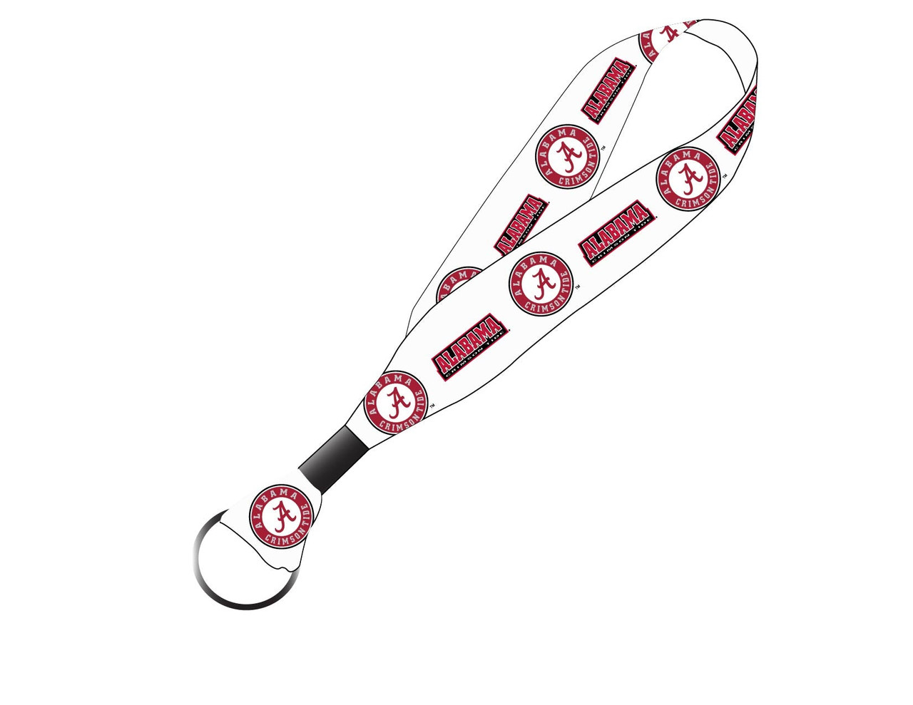 Alabama Crimson Tide Keychain Lanyard