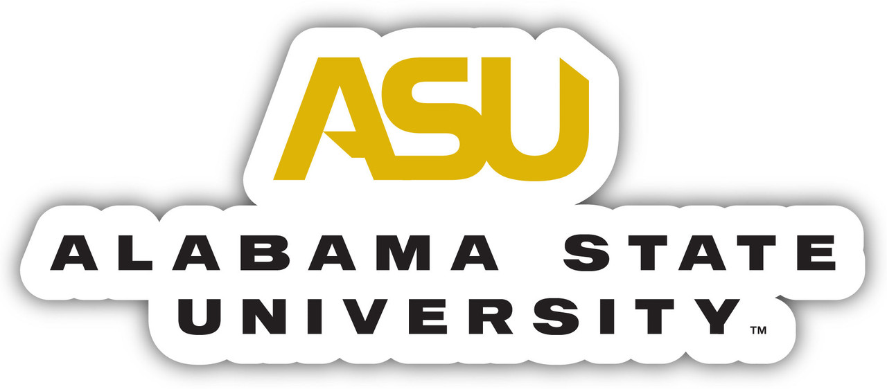 Alabama State University 12 Inch Vinyl Decal Sticker