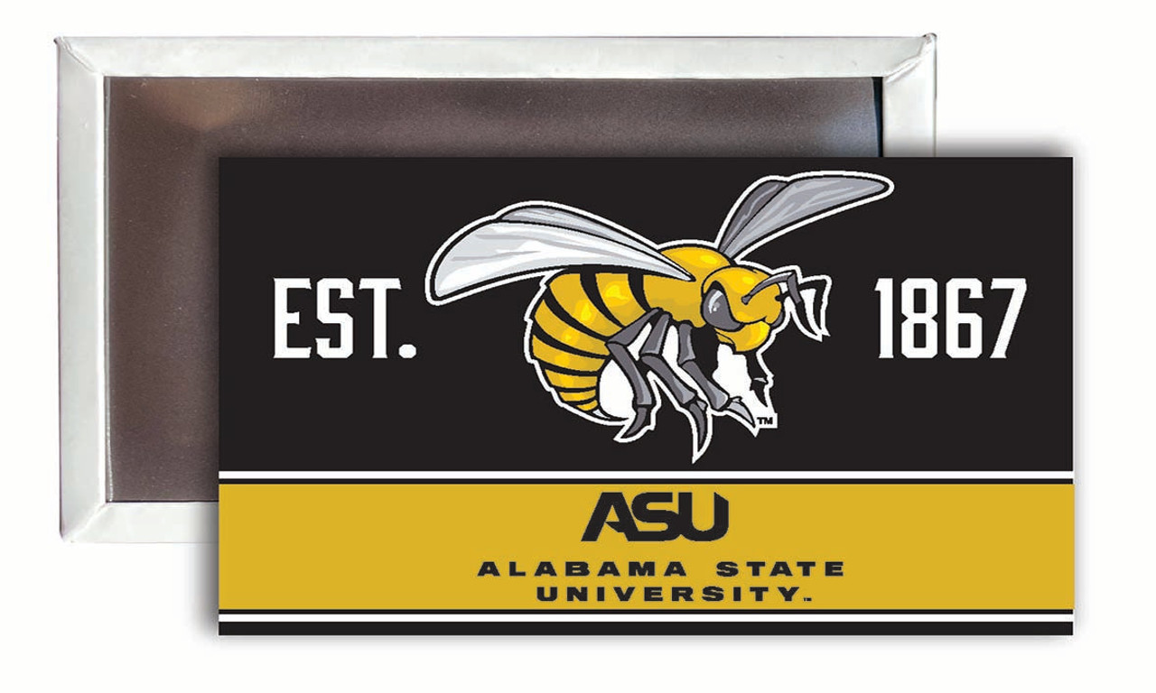 Alabama State University 2x3-Inch Fridge Magnet 4-Pack