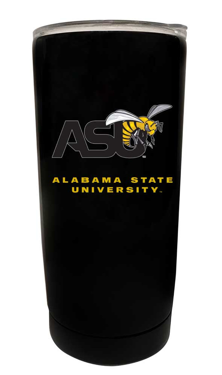 Alabama State University Choose Your Color Insulated Stainless Steel Tumbler Glossy brushed finish
