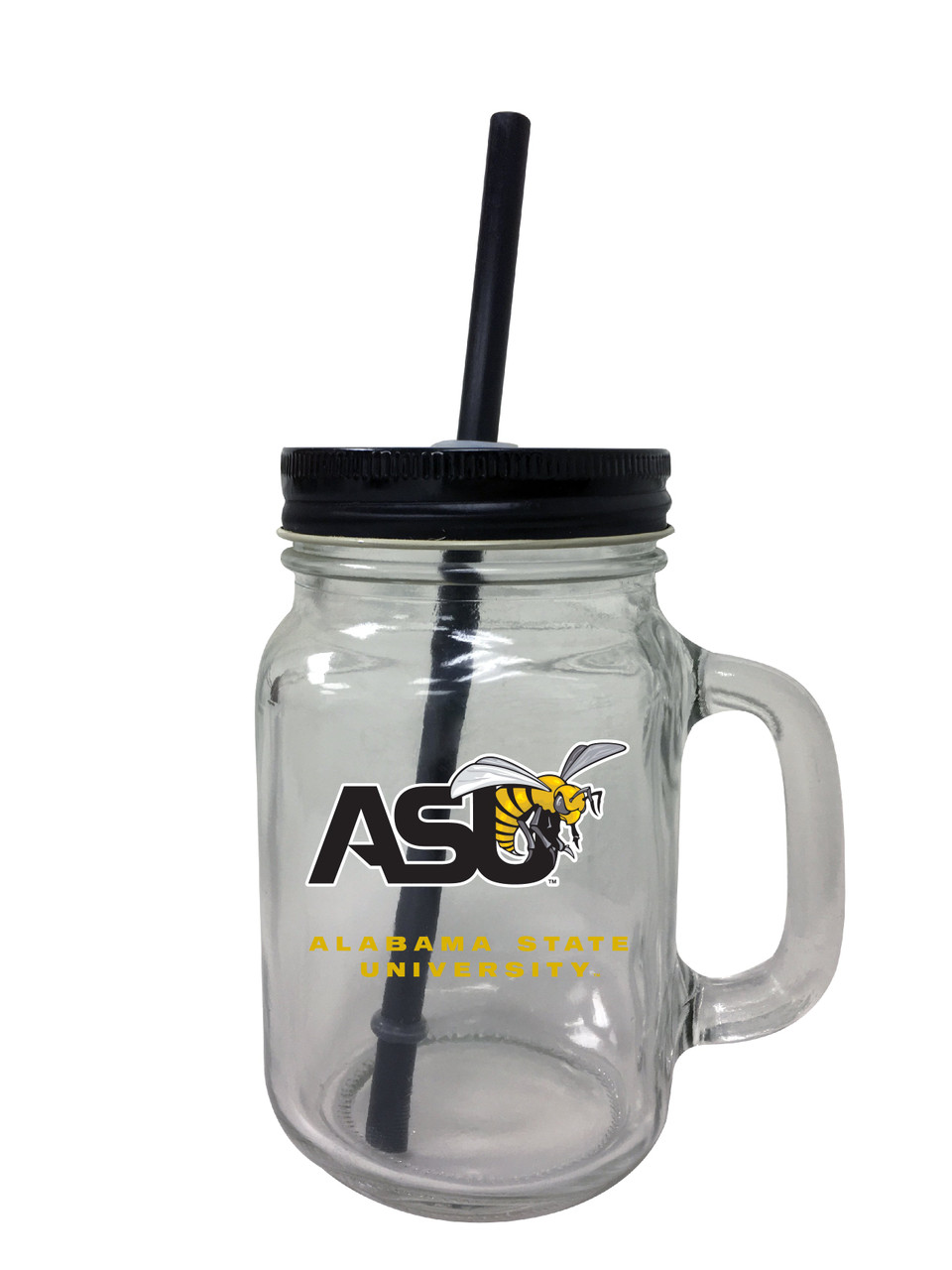 Alabama State University Mason Jar Glass 2-Pack