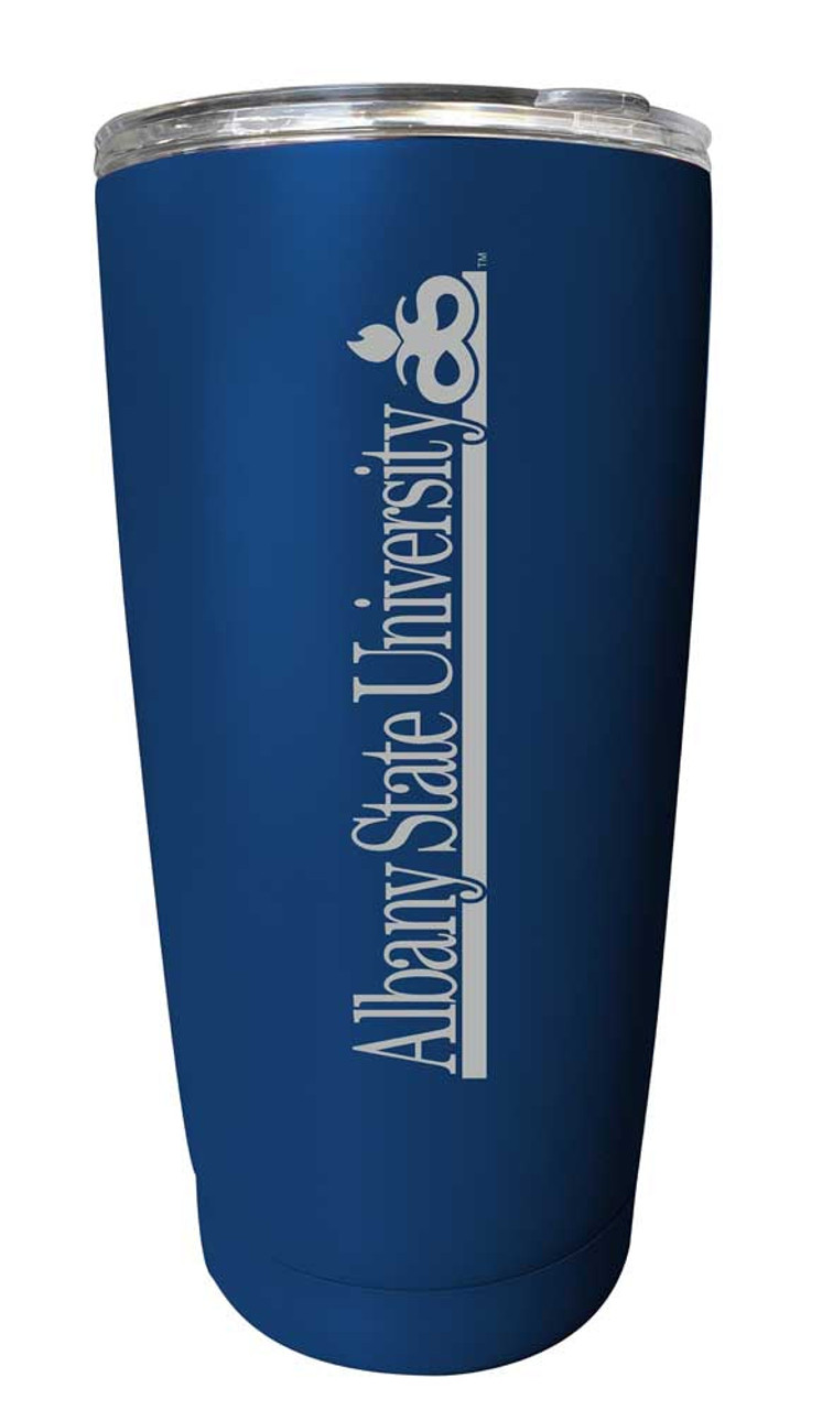 Albany State University Etched 16 oz Stainless Steel Tumbler (Choose Your Color)