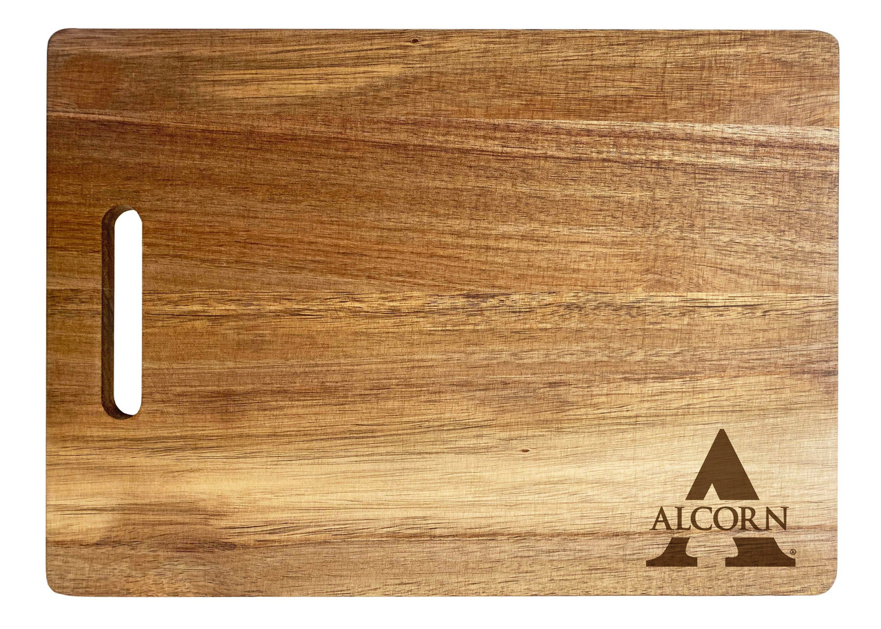 Alcorn State Braves Engraved Wooden Cutting Board 10" x 14" Acacia Wood