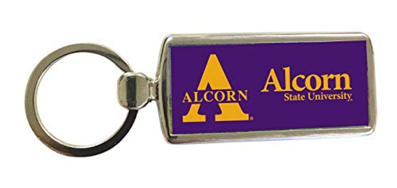 Alcorn State Braves Metal Keychain