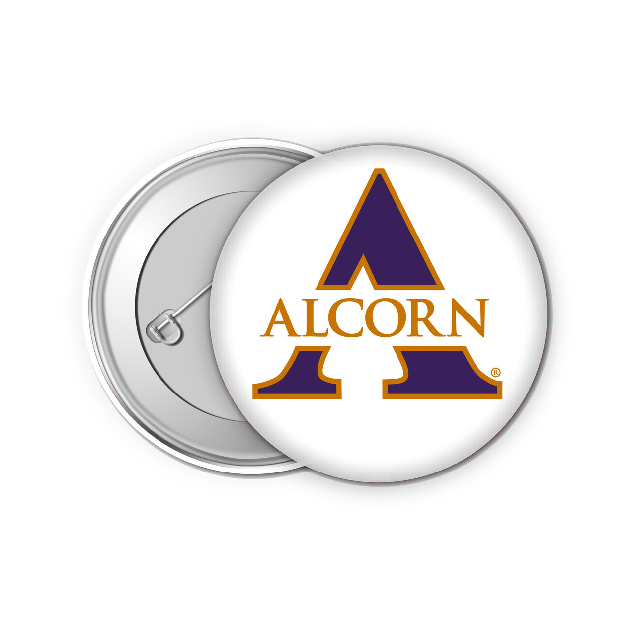 Alcorn State Braves Small 1-Inch Button Pin 4 Pack