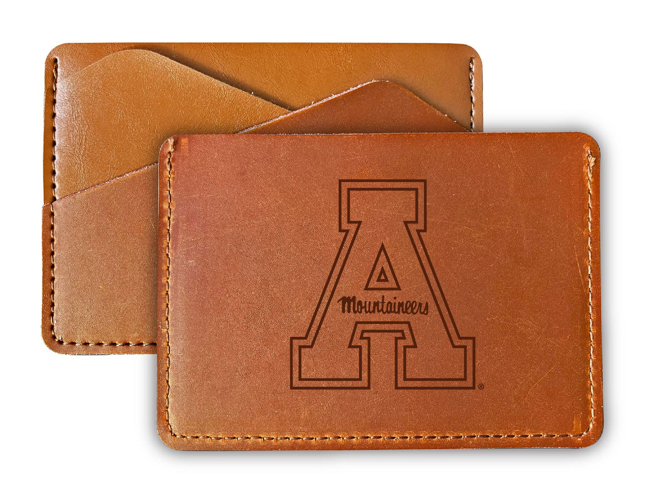 Appalachian State College Leather Card Holder Wallet