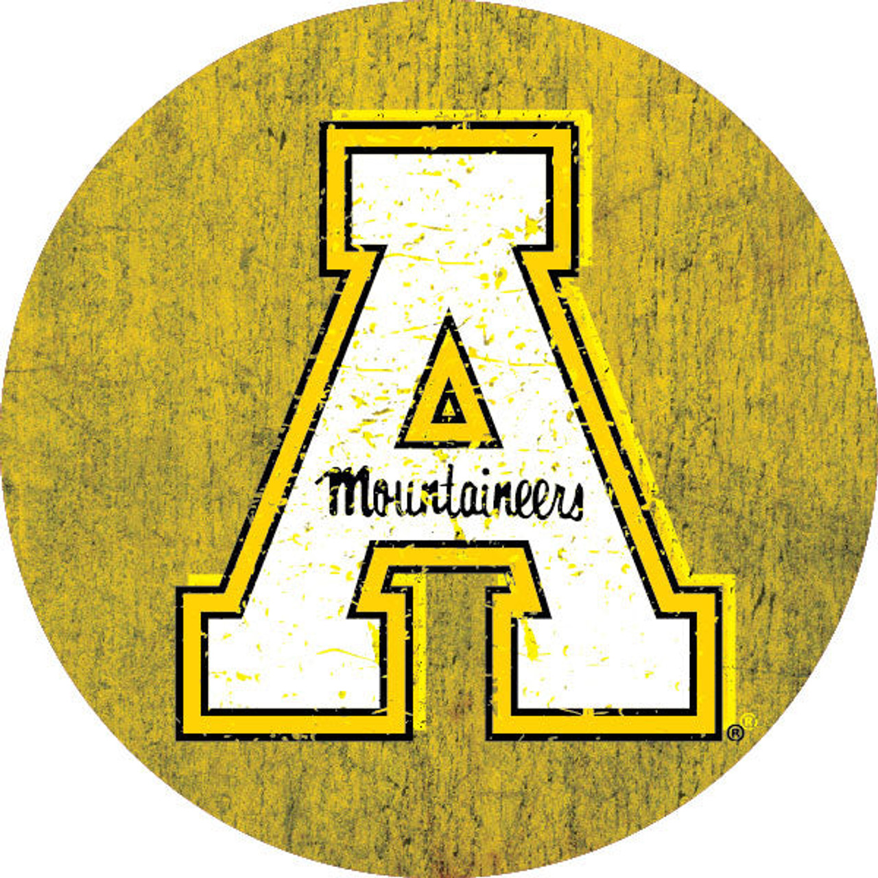 Appalachian State Mountaineers NCAA 4 Inch Round Decal Sticker