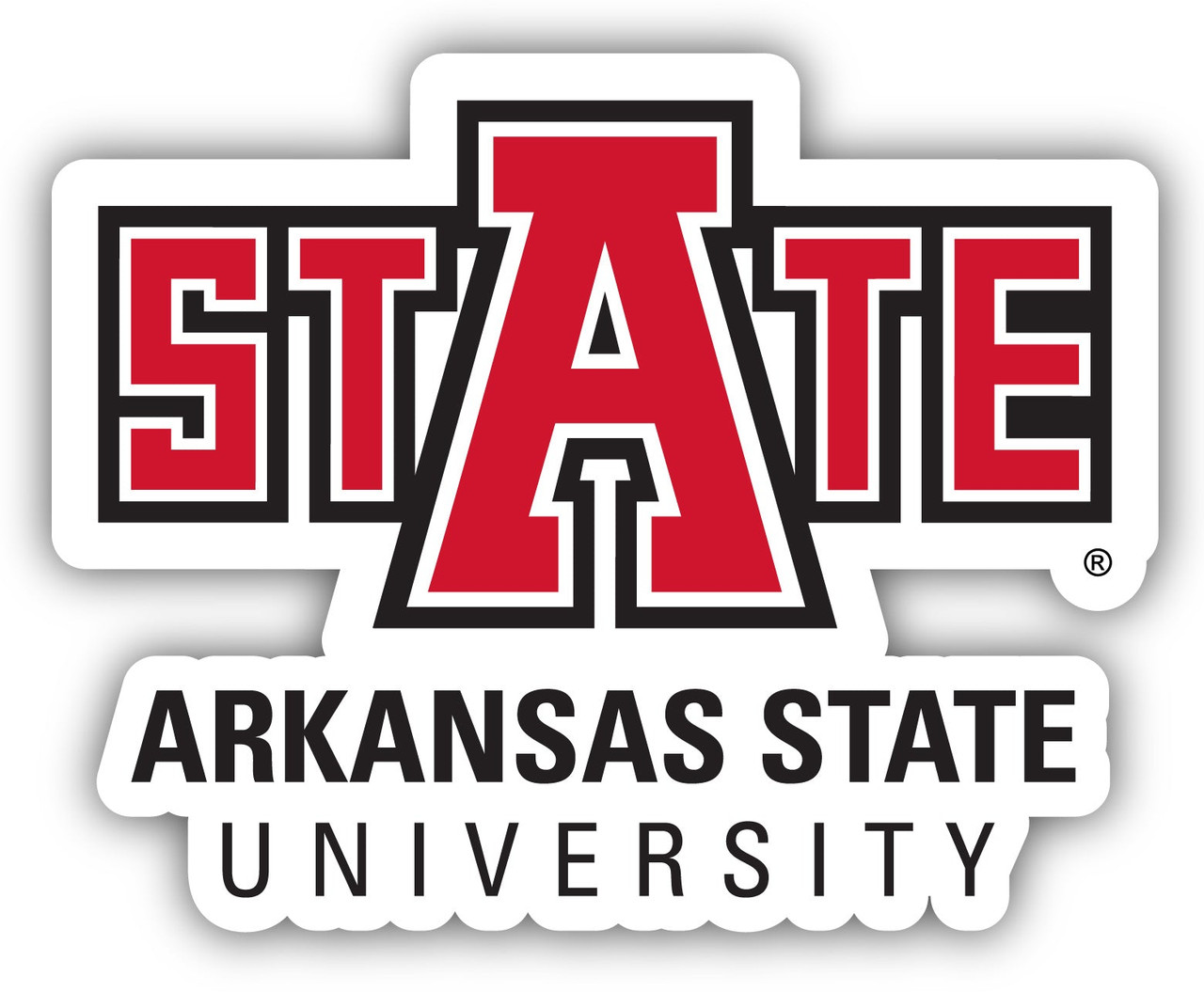 Arkansas State 12 Inch Vinyl Decal Sticker