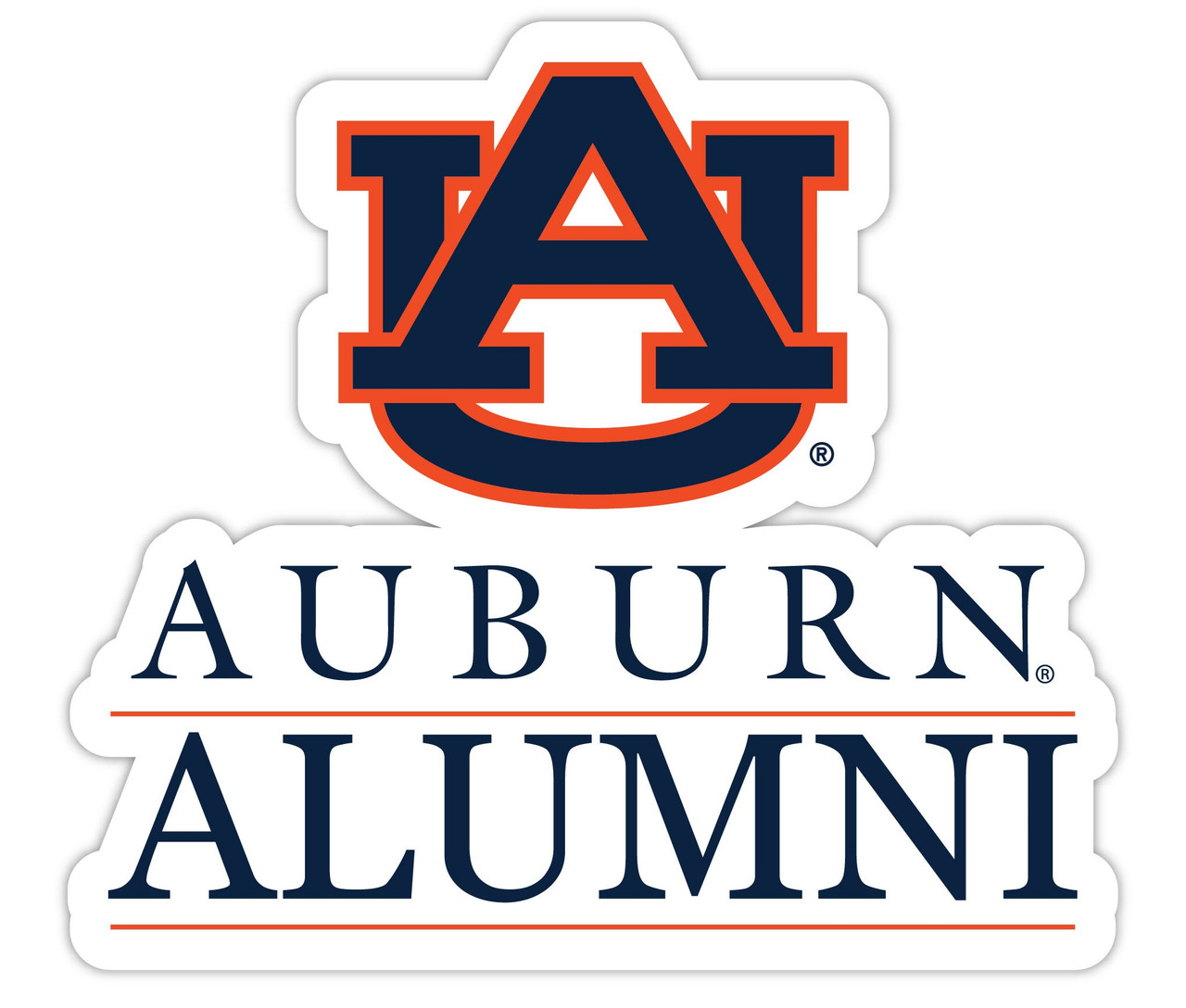 Auburn University  Laser Cut Alumni Vinyl Decal Sticker