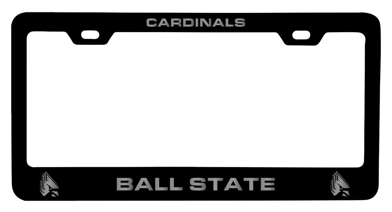 Ball State University Laser Engraved Metal License Plate Frame Choose Your Color