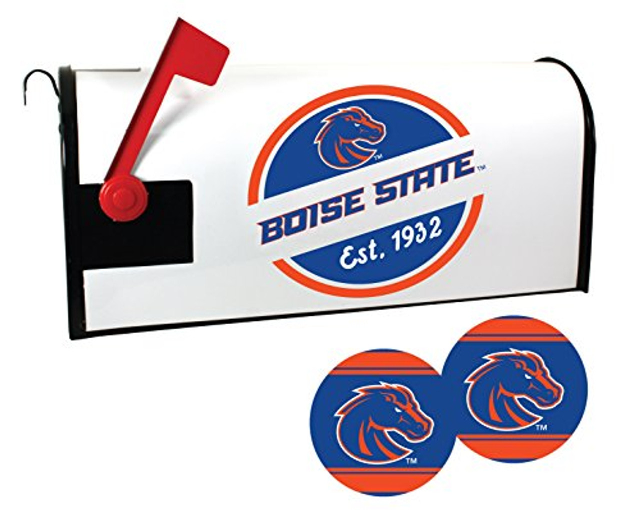 Boise State Broncos Magnetic Mailbox Cover and Sticker Set