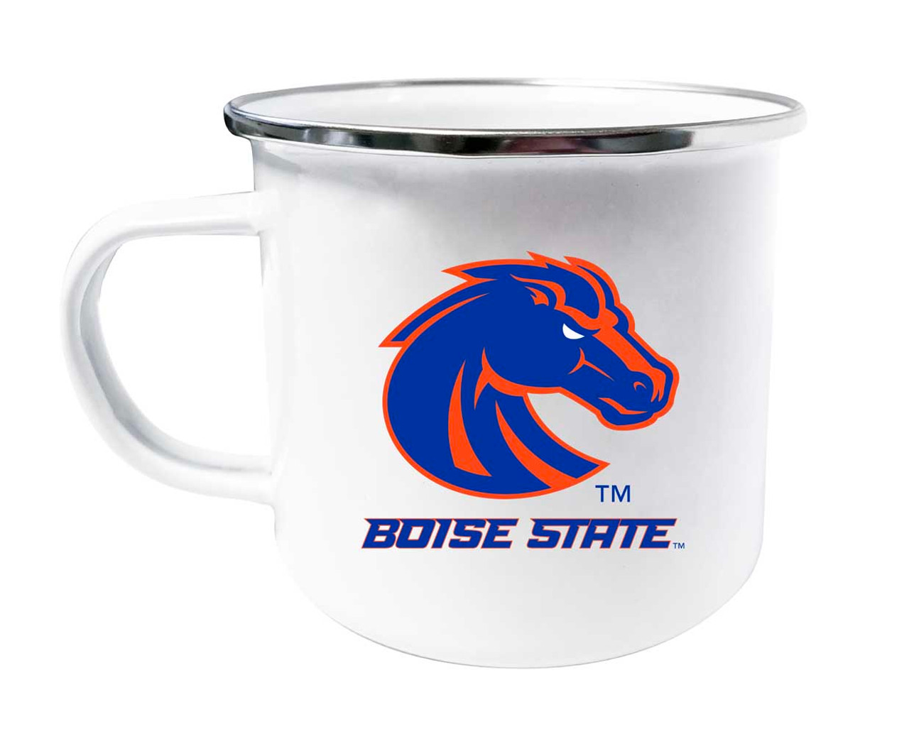Boise State Broncos Tin Camper Coffee Mug Choose Your Color (Choose Your Color).