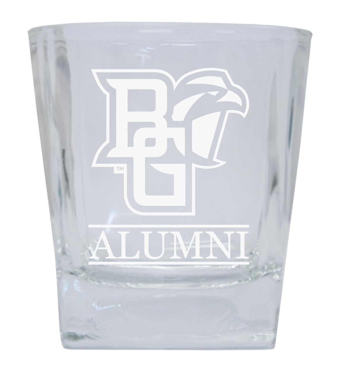 Bowling Green Falcons Etched Alumni 5 oz Shooter Glass Tumbler 4-Pack