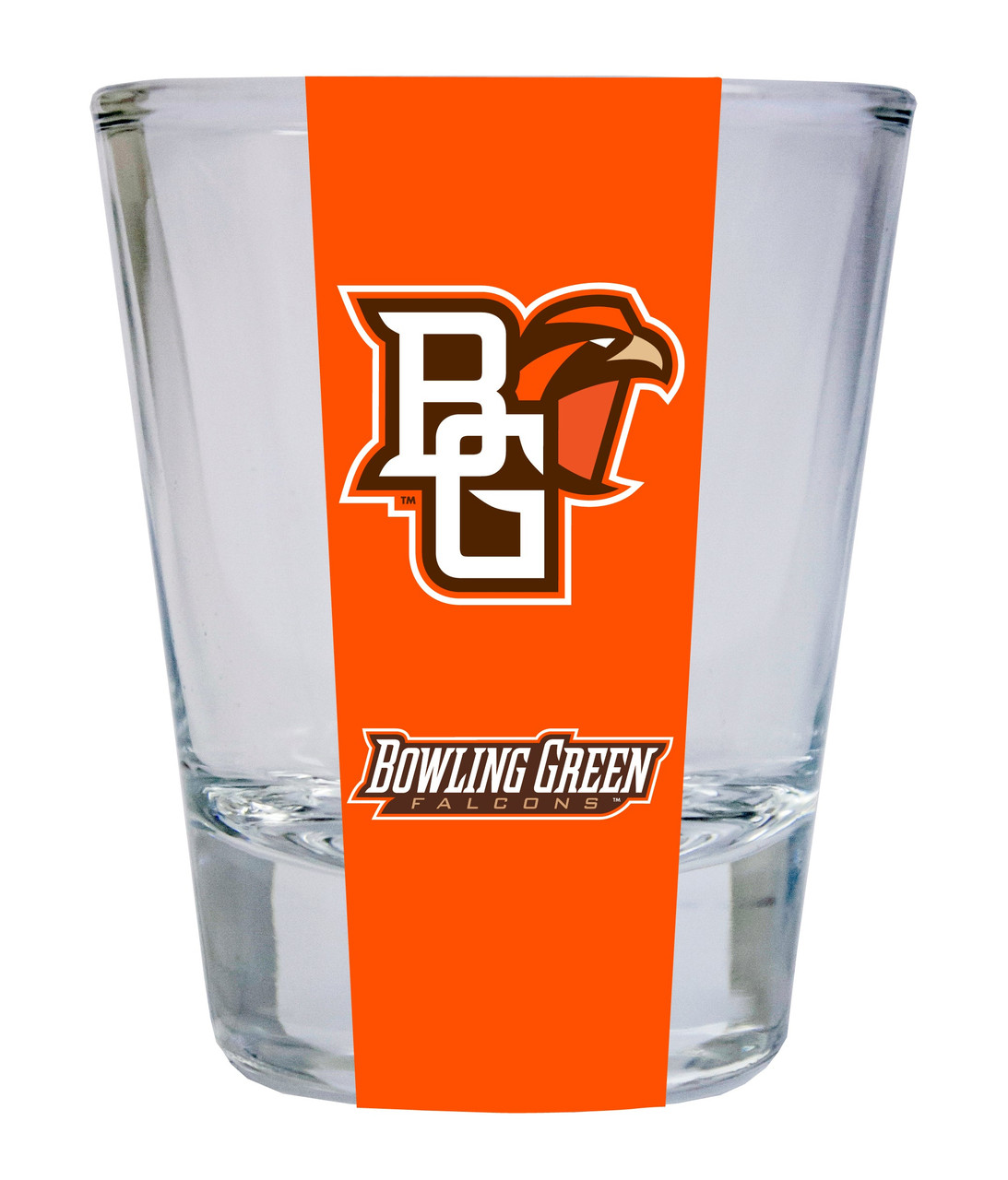 Bowling Green Falcons Round Shot Glass