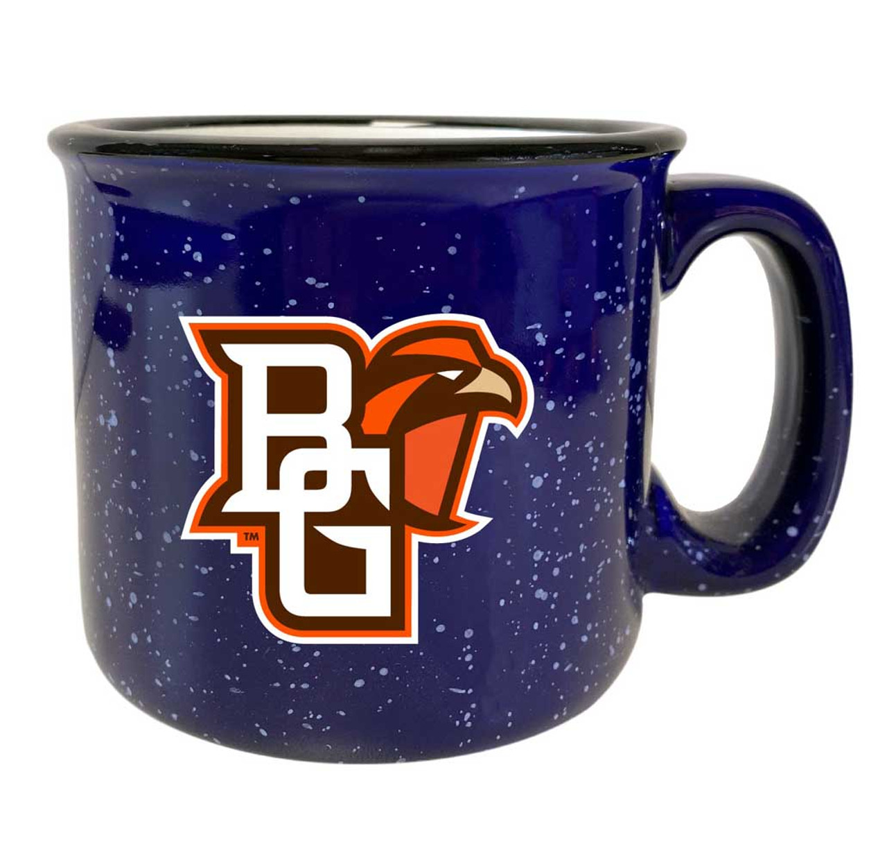 Bowling Green Falcons Speckled Ceramic Camper Coffee Mug (Choose Your Color).
