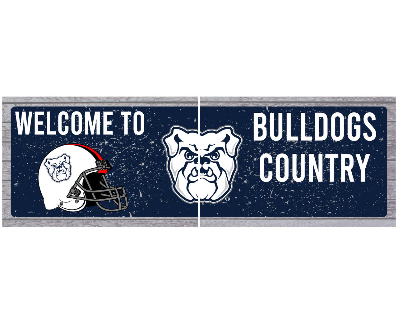 Butler University Bulldogs Wood Sign with Frame