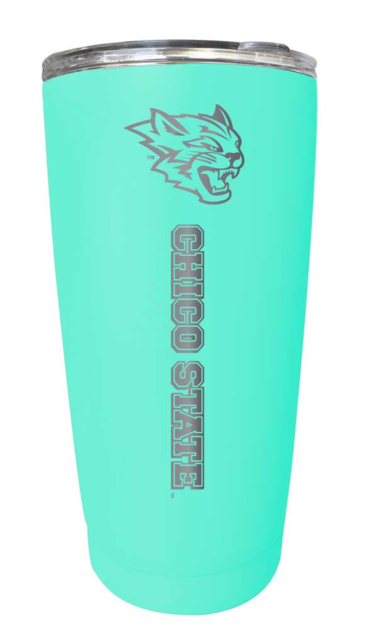 California State University Chico Etched 16 oz Stainless Steel Tumbler (Choose Your Color)