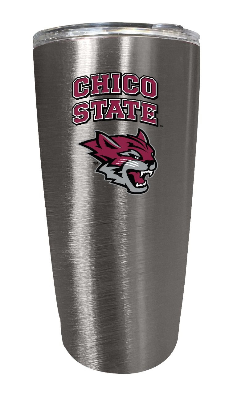 California State University, Chico 16 oz Insulated Stainless Steel Tumbler colorless