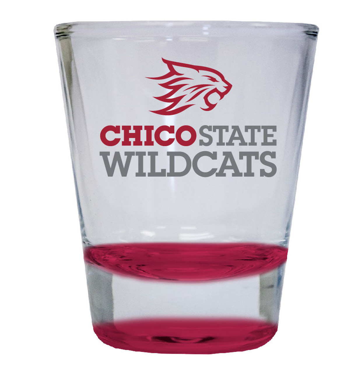 California State University, Chico 2 ounce Color Etched Shot Glasses