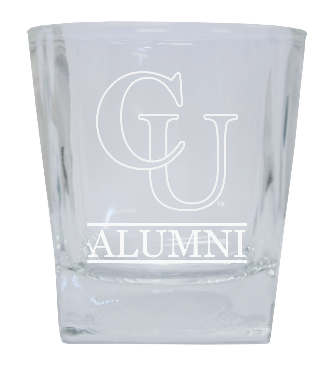 Campbell University Fighting Camels 8 oz Etched Alumni Glass Tumbler 2-Pack