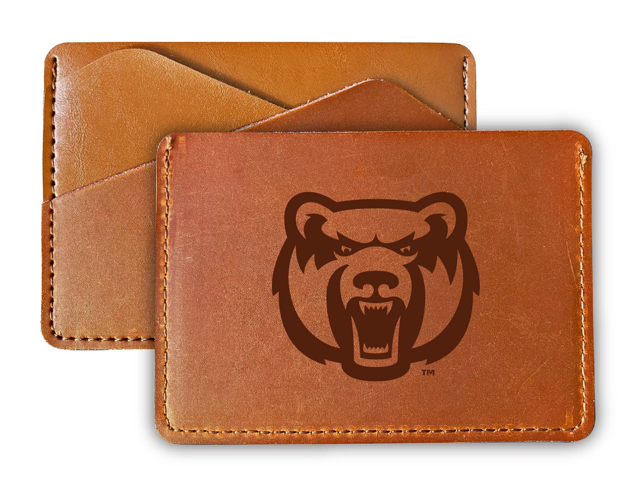 Central Arkansas Bears College Leather Card Holder Wallet