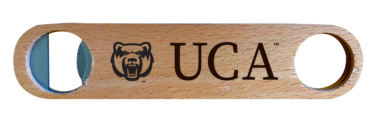 Central Arkansas Bears Laser Etched Wooden Bottle Opener College Logo Design