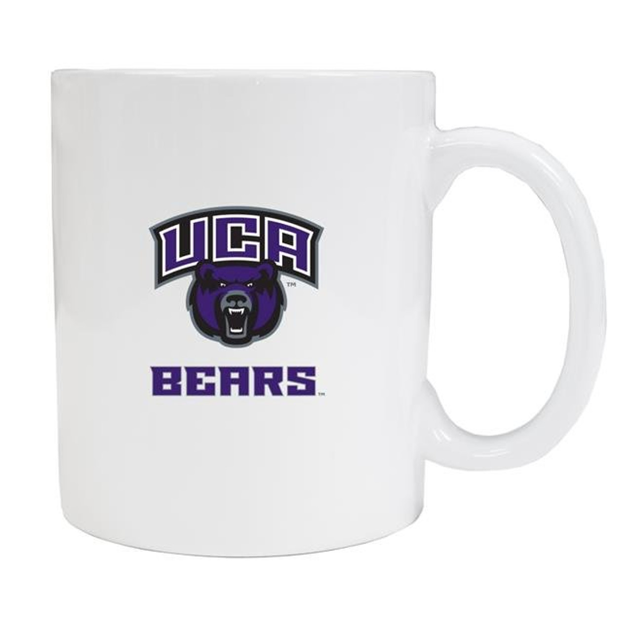 Central Arkansas Bears White Ceramic Mug 2-Pack (White).