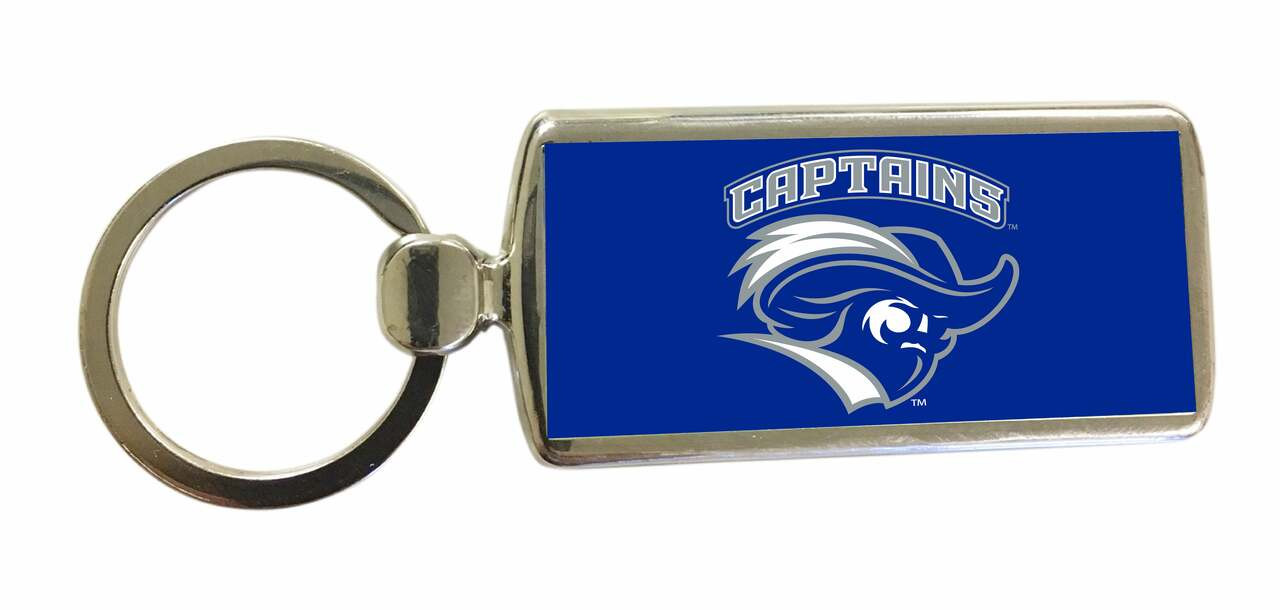 Christopher Newport Captains Metal Keychain