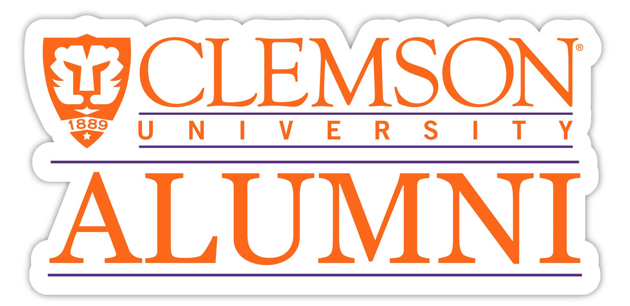 Clemson Tigers 4-Inch Laser Cut Alumni Vinyl Decal Sticker