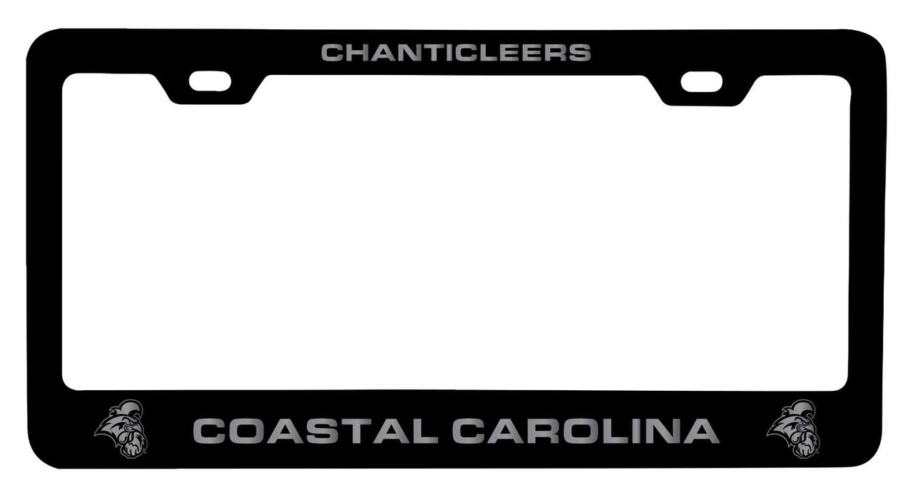 Coastal Carolina University Laser Engraved Metal License Plate Frame Choose Your Color