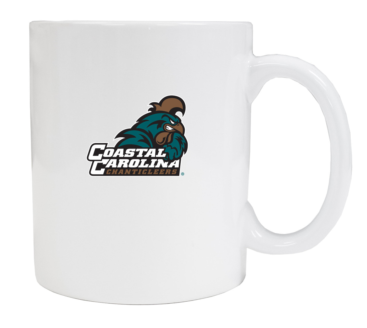 Coastal Carolina University White Ceramic Mug (White).