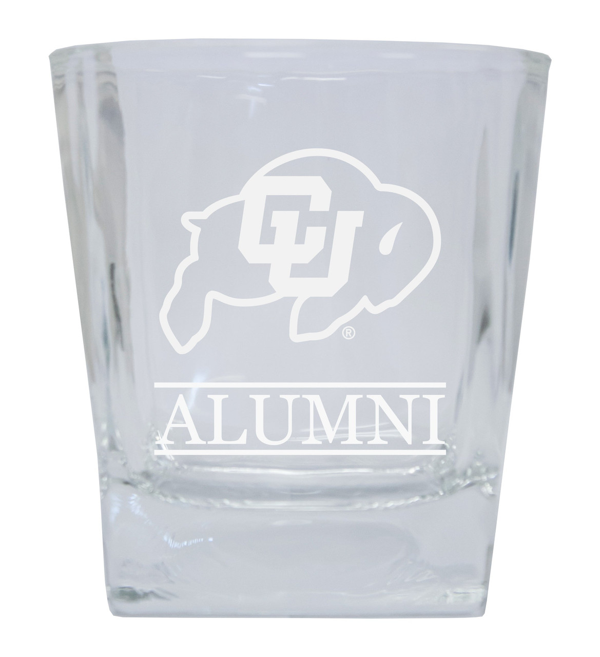 Colorado Buffaloes Etched Alumni 5 oz Shooter Glass Tumbler 4-Pack