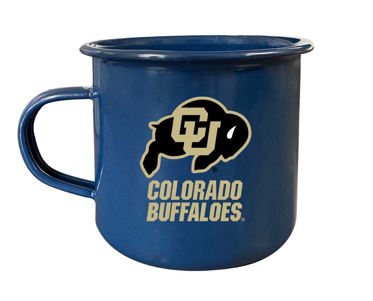 Colorado Buffaloes Tin Camper Coffee Mug (Choose Your Color).