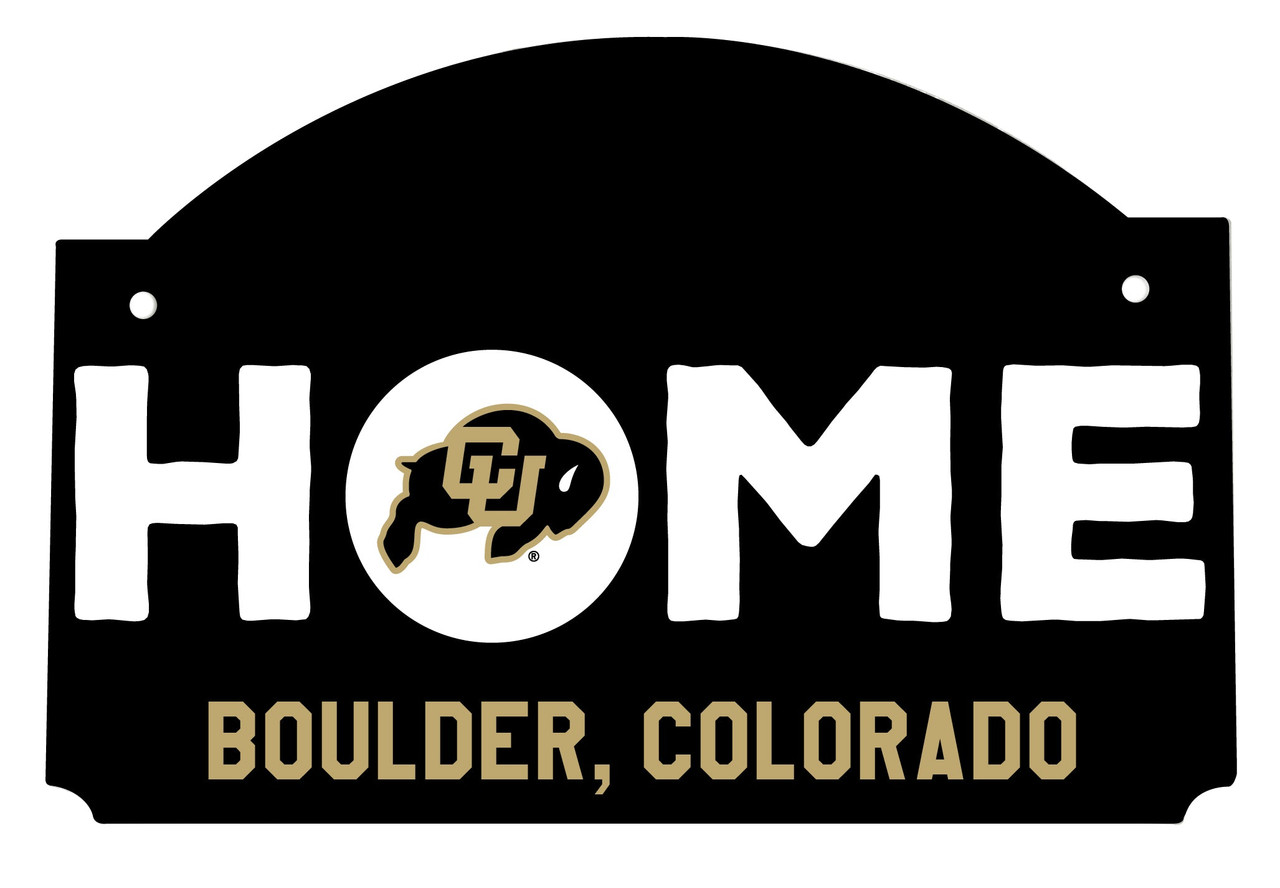 Colorado Buffaloes Wood Sign with String