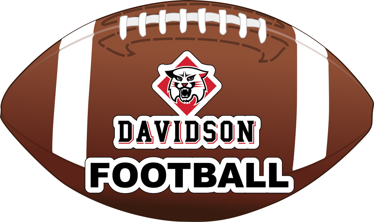 Davidson College 4-Inch NCAA Football Vinyl Decal Sticker