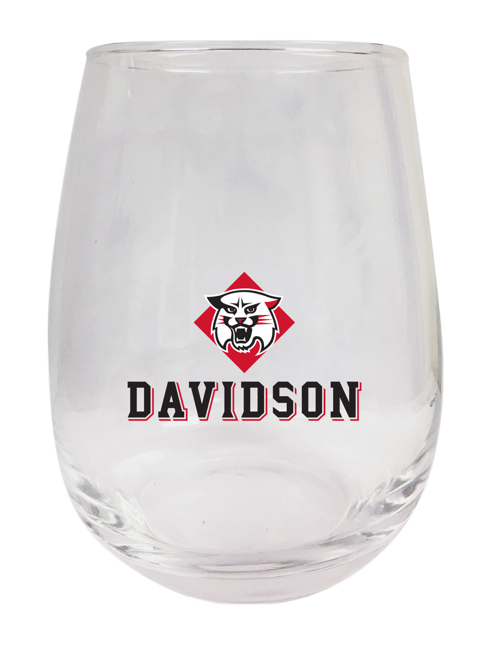 Davidson College 9 oz Stemless Wine Glass