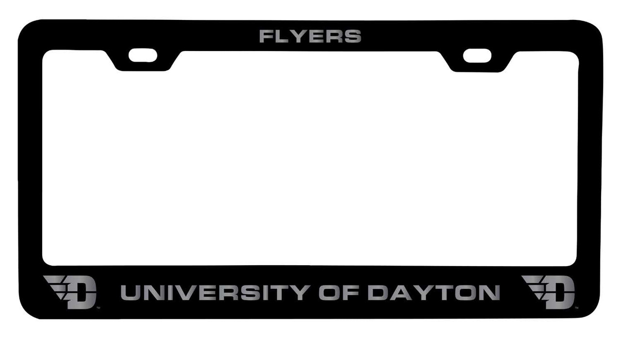 Dayton Flyers Laser Engraved Metal License Plate Frame Choose Your Color