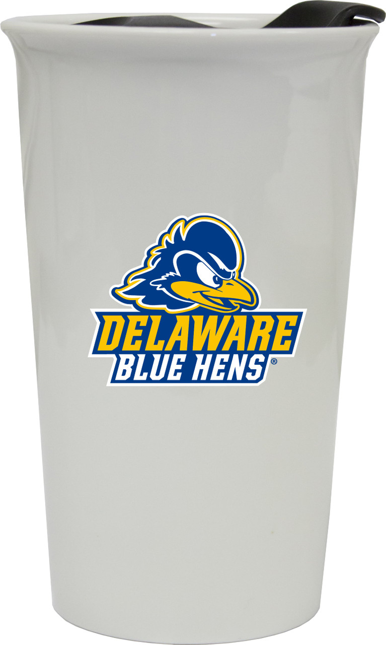 Delaware Blue Hens Double Walled Ceramic Tumbler