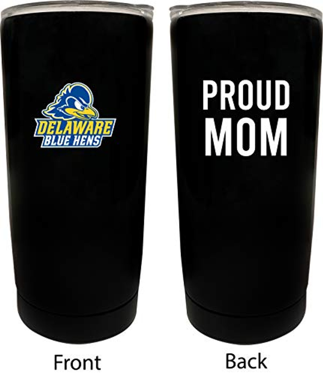 Delaware Blue Hens Proud Mom 16 oz Insulated Stainless Steel Tumblers