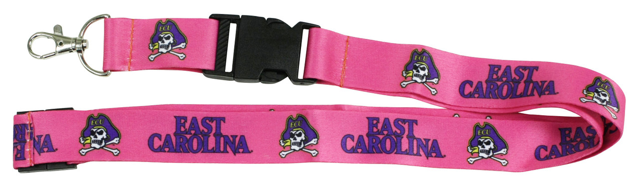 East Carolina Pirates Pink Lanyard