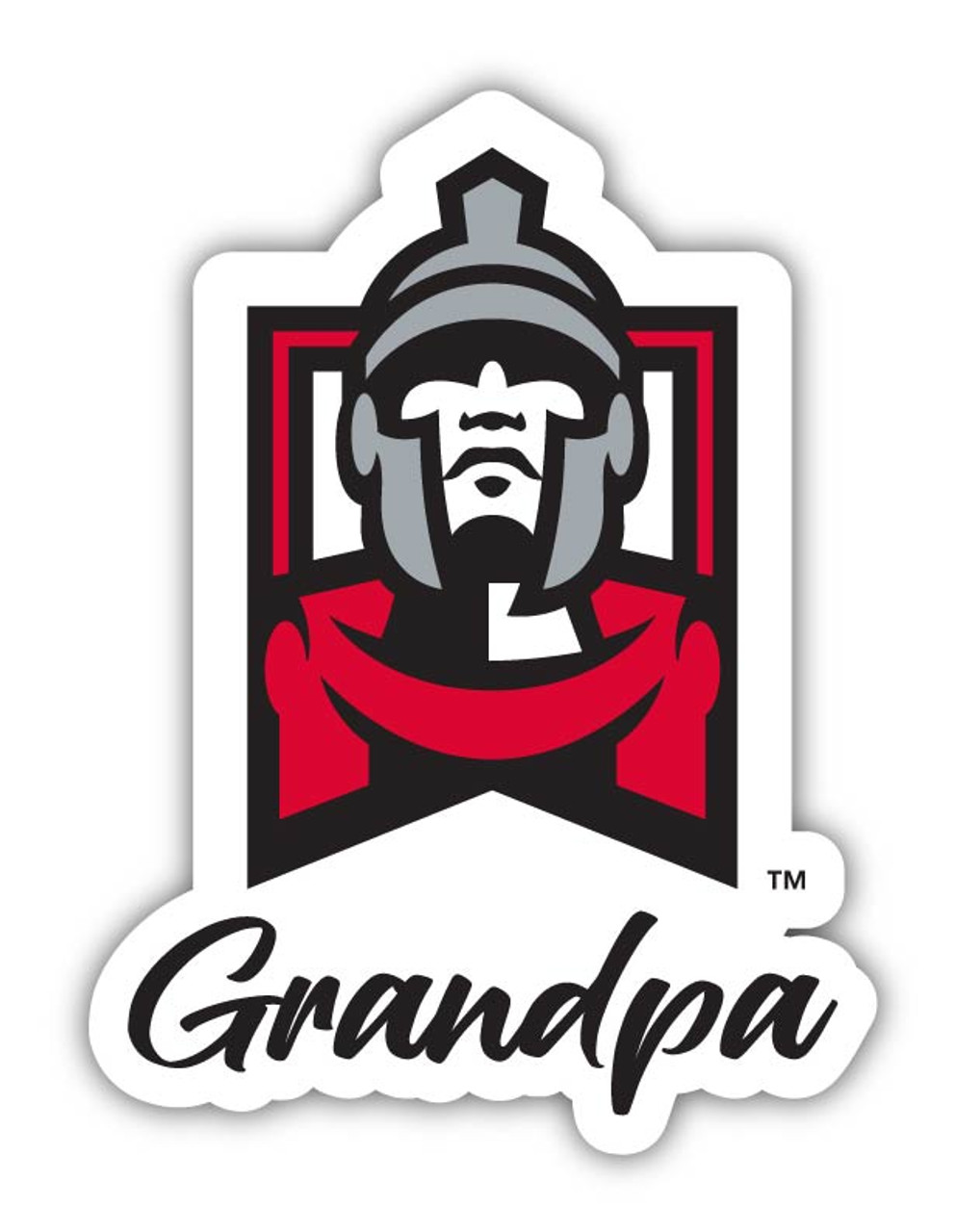 East Stroudsburg University 4 Inch Proud Grandpa Die Cut Decal