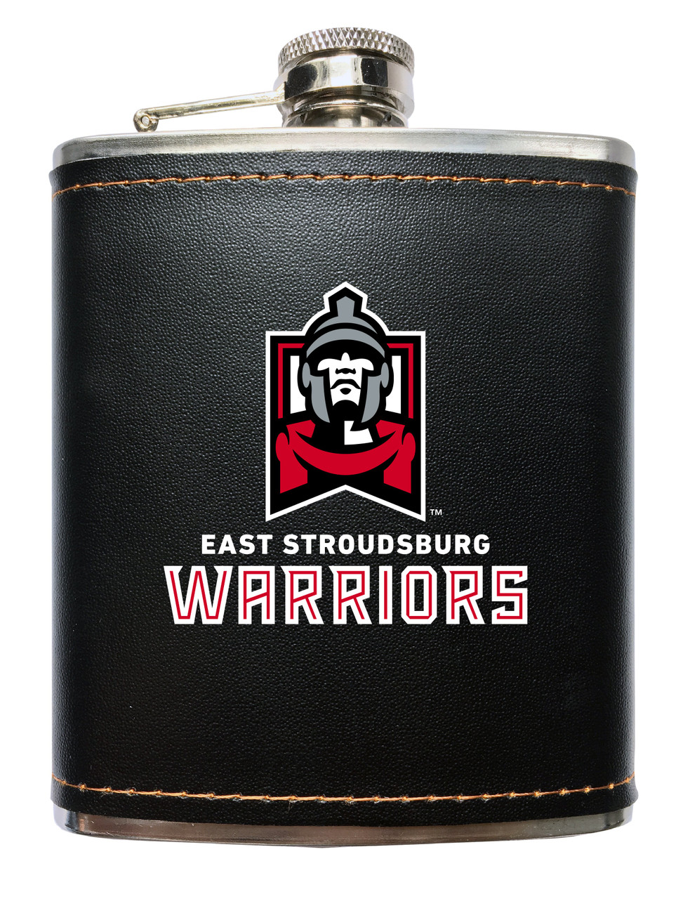 East Stroudsburg University Black Stainless Steel 7 oz Flask