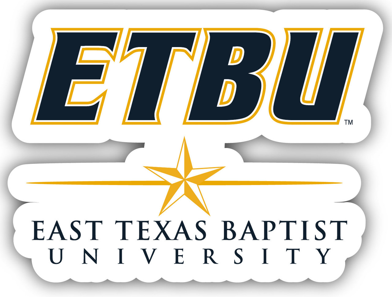 East Texas Baptist University 10 Inch Vinyl Decal Sticker