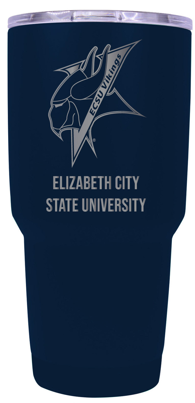 Elizabeth City State University 30 oz Laser Engraved Stainless Steel Insulated Tumbler Choose Your Color.