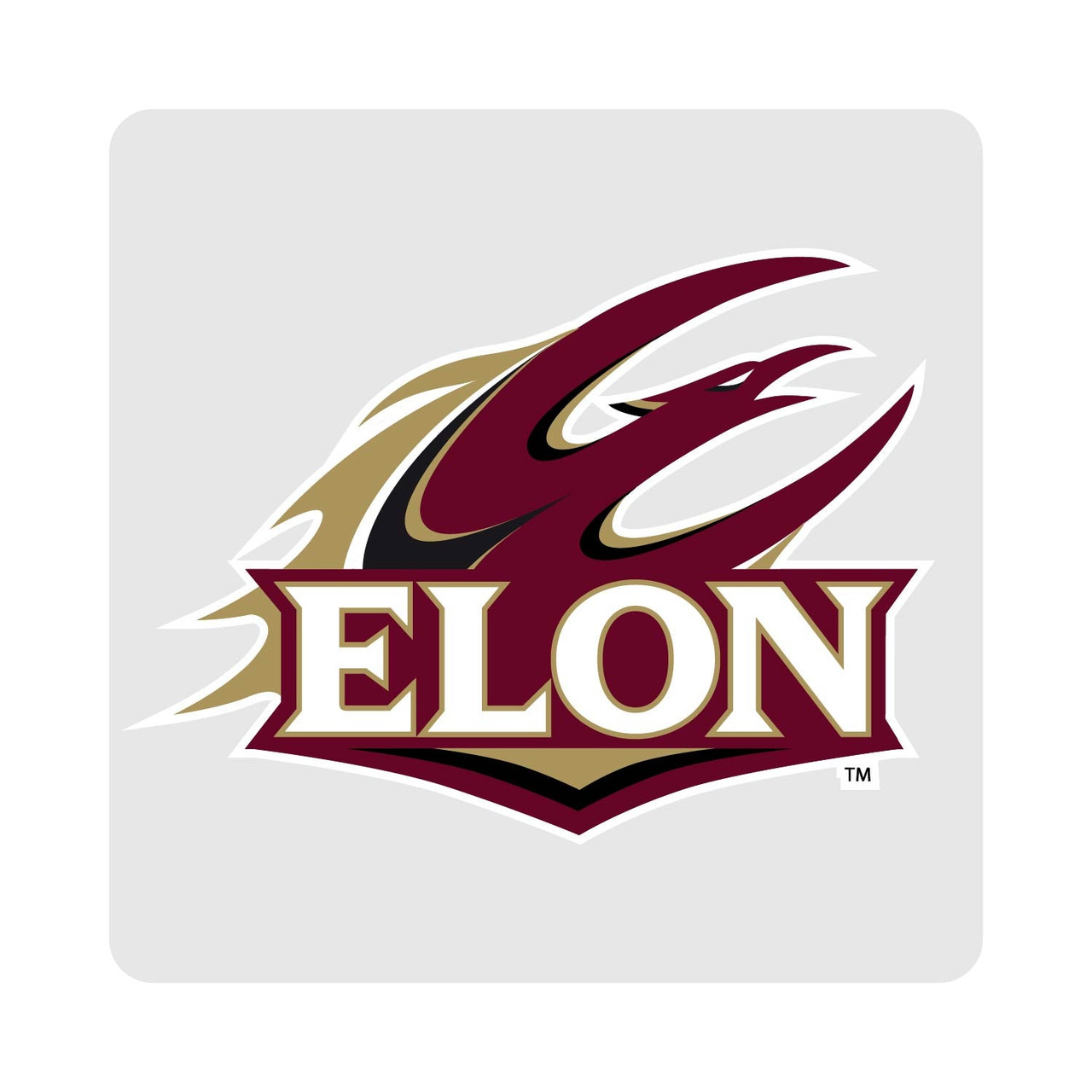 Elon University Coasters Choice of Marble of Acrylic