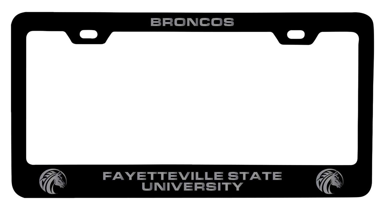 Fayetteville State University Laser Engraved Metal License Plate Frame Choose Your Color