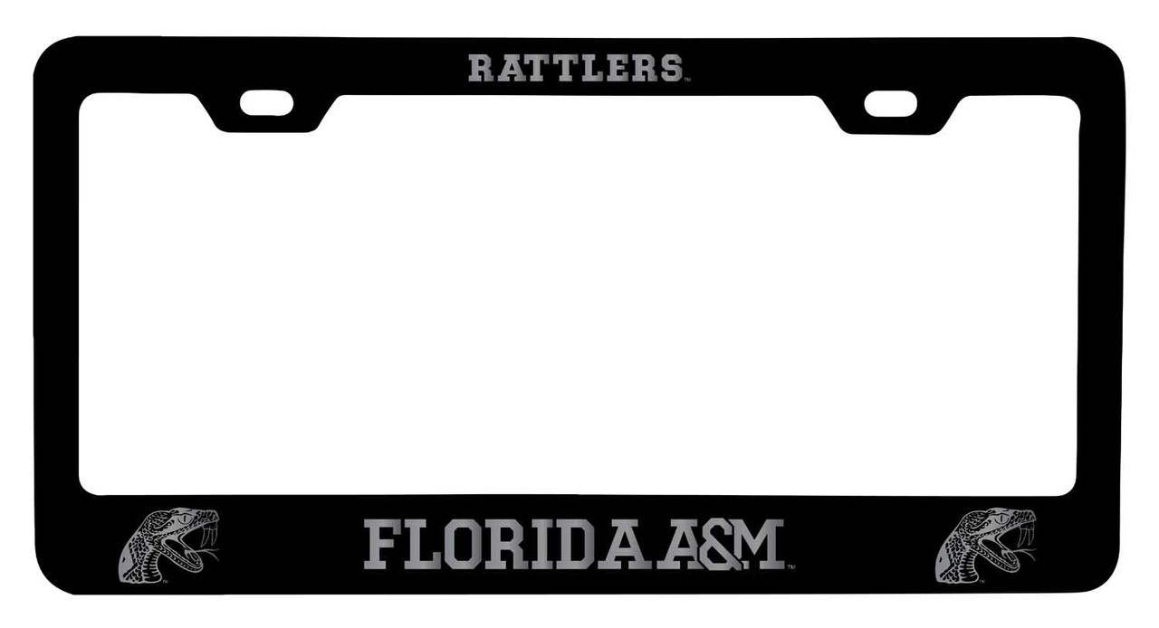 Florida A&M Rattlers Laser Engraved Metal License Plate Frame Choose Your Color