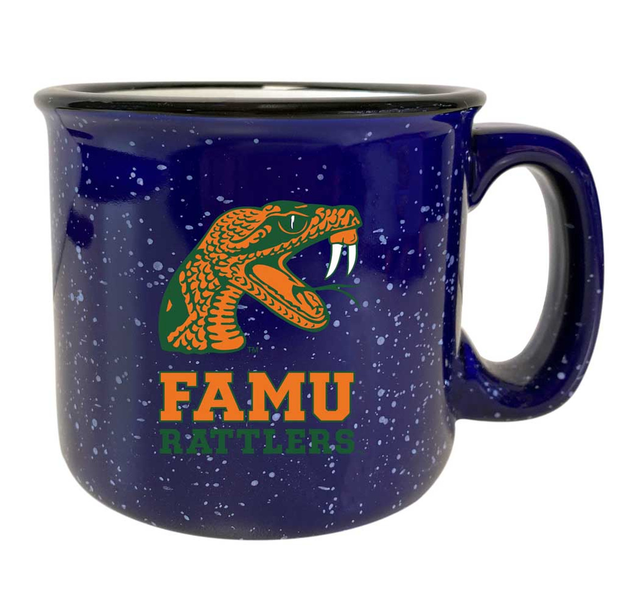 Florida A&M Rattlers Speckled Ceramic Camper Coffee Mug (Choose Your Color).